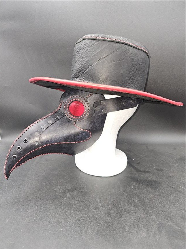 Plague doctor mask and topper